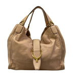 Gucci Handbag Soft Stirrup Pink Beige Leather