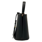 Prada Handbag Panier Small Black Gold Leather — view 4