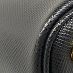 Prada Handbag Panier Small Black Gold Leather — view 6