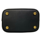 Prada Handbag Panier Small Black Gold Leather — view 5