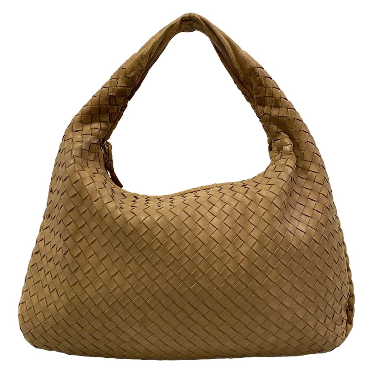 Bottega Veneta Handbag Intrecciato Brown Leather