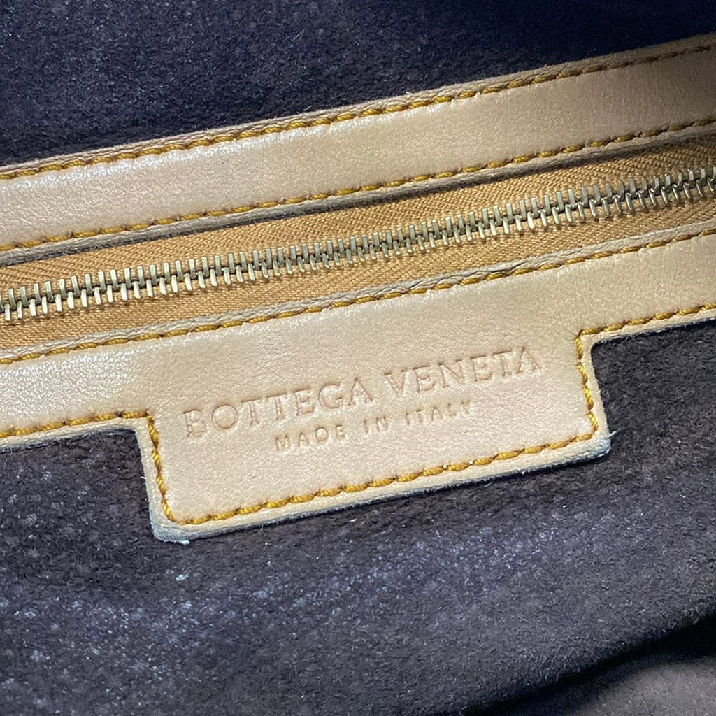 Bottega Veneta Handbag Intrecciato Brown Leather — view 8