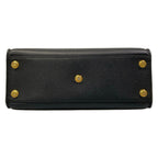 Louis Vuitton Tote Bag Monogram on My Side MM Noir Leather — view 5