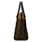 Louis Vuitton Tote Bag Monogram on My Side MM Noir Leather — view 4