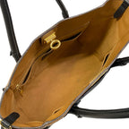 Louis Vuitton Tote Bag Monogram on My Side MM Noir Leather — view 7