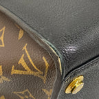 Louis Vuitton Tote Bag Monogram on My Side MM Noir Leather — view 6