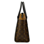 Louis Vuitton Tote Bag Monogram on My Side MM Noir Leather — view 2