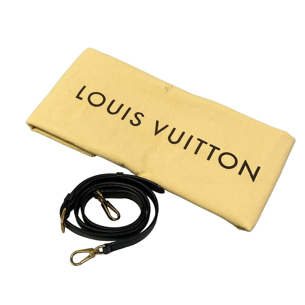 Louis Vuitton Tote Bag Monogram on My Side MM Noir Leather — view 8