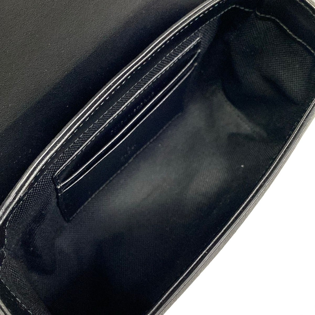 Gucci Shoulder Bag GG Plus Supreme Black Dark Gray Leather — view 7
