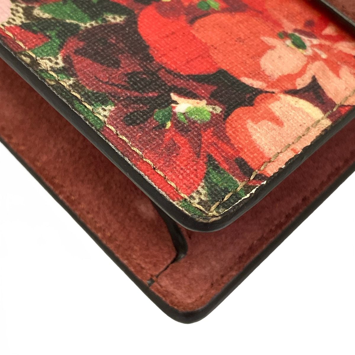 Gucci Shoulder Bag Dionysus Beige Dark Brown Multi Chain Floral Pattern — view 6