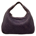 Bottega Veneta Handbag Intrecciato Purple Leather