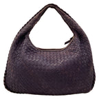 Bottega Veneta Handbag Intrecciato Purple Leather — view 3