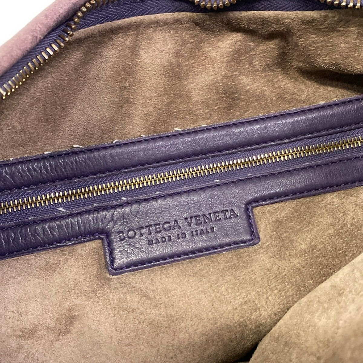 Bottega Veneta Handbag Intrecciato Purple Leather — view 8
