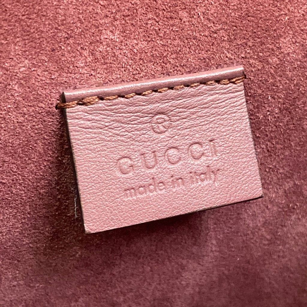 Gucci Shoulder Bag Dionysus Beige Dark Brown Red Chain — view 8