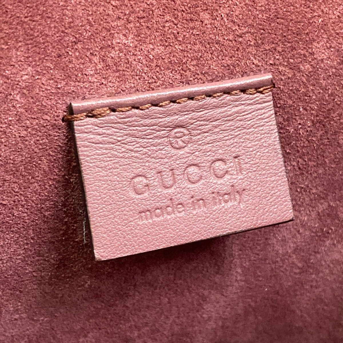 Gucci Shoulder Bag Dionysus Beige Dark Brown Red Chain — view 8
