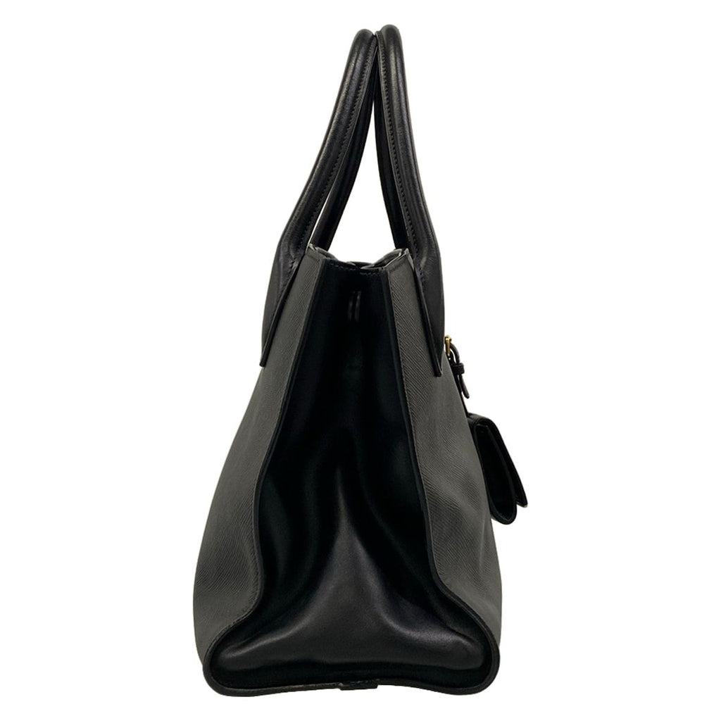 Prada Handbag Monochrome Bag Black Leather — view 2