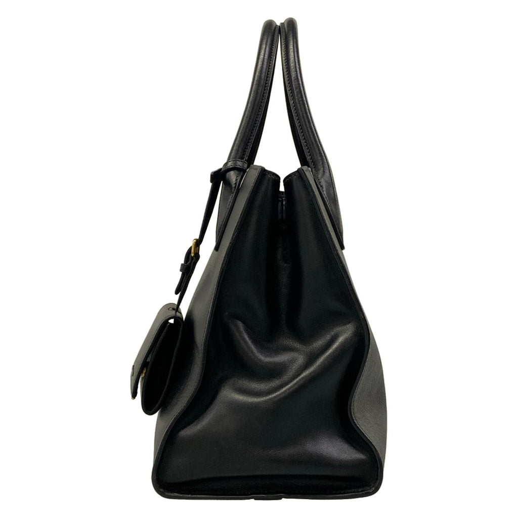Prada Handbag Monochrome Bag Black Leather — view 4