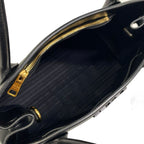 Prada Handbag Monochrome Bag Black Leather — view 7