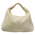 Bottega Veneta Handbag Intrecciato White Leather