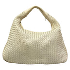 Bottega Veneta Handbag Intrecciato White Leather