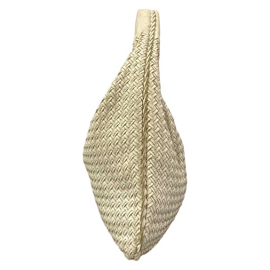 Bottega Veneta Handbag Intrecciato White Leather — view 4