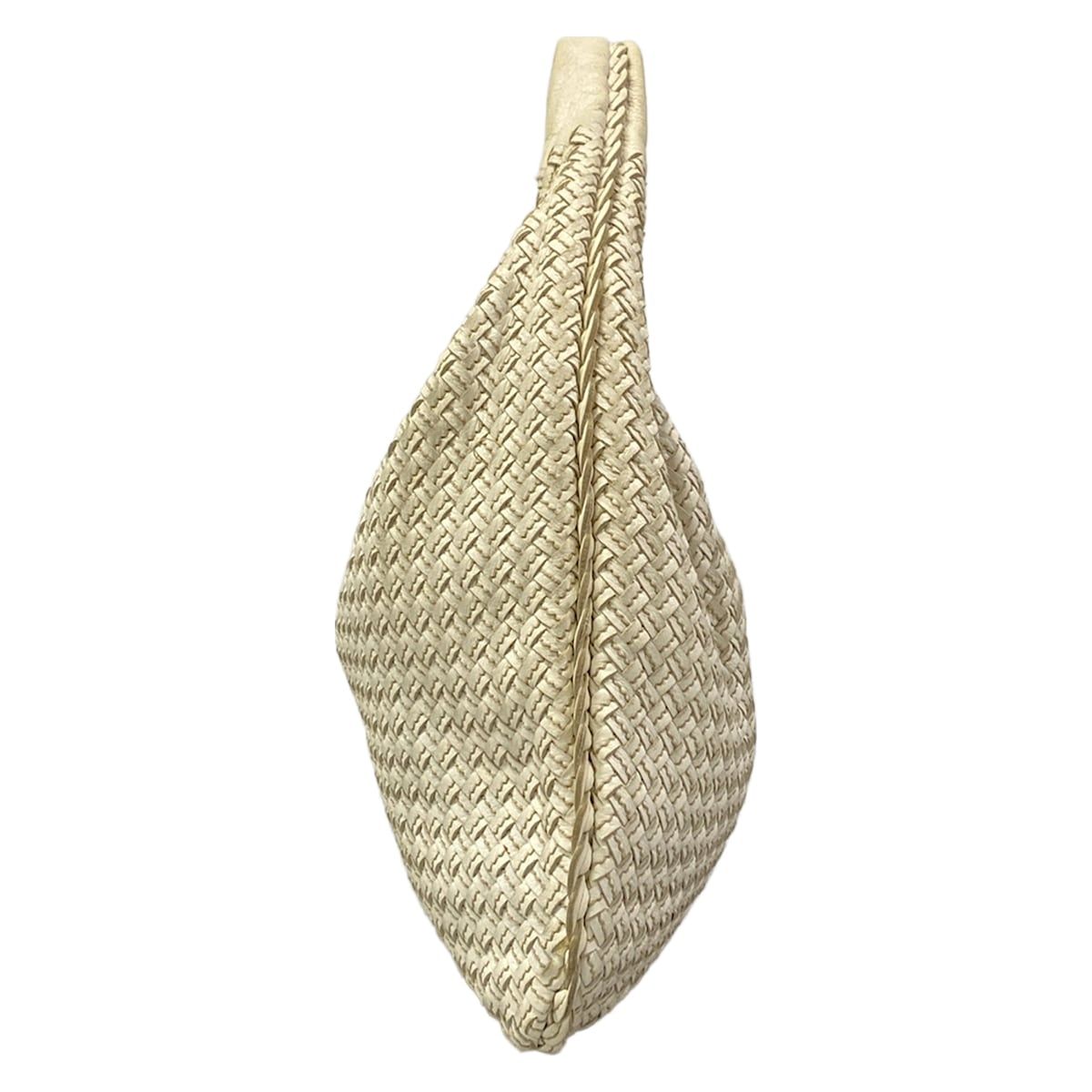 Bottega Veneta Handbag Intrecciato White Leather — view 4