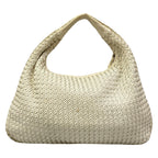 Bottega Veneta Handbag Intrecciato White Leather — view 3