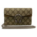 Gucci Shoulder Bag Dionysus Beige Dark Brown Chain
