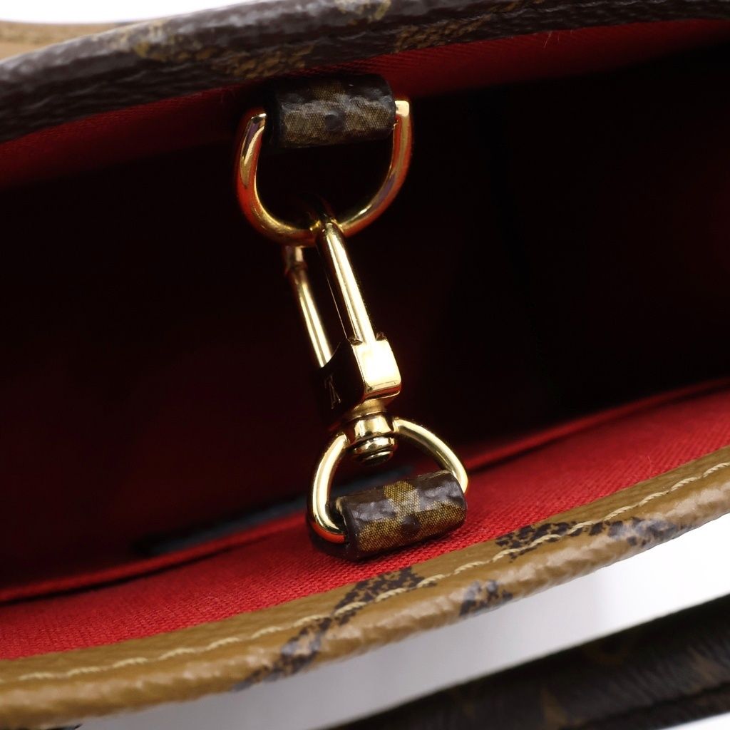 Louis Vuitton Monogram Reverse On The Go Mini BB Brown Tote Bag — view 6
