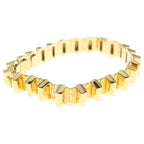 Gucci Choker Necklace with Geometric Studs Gold — view 4