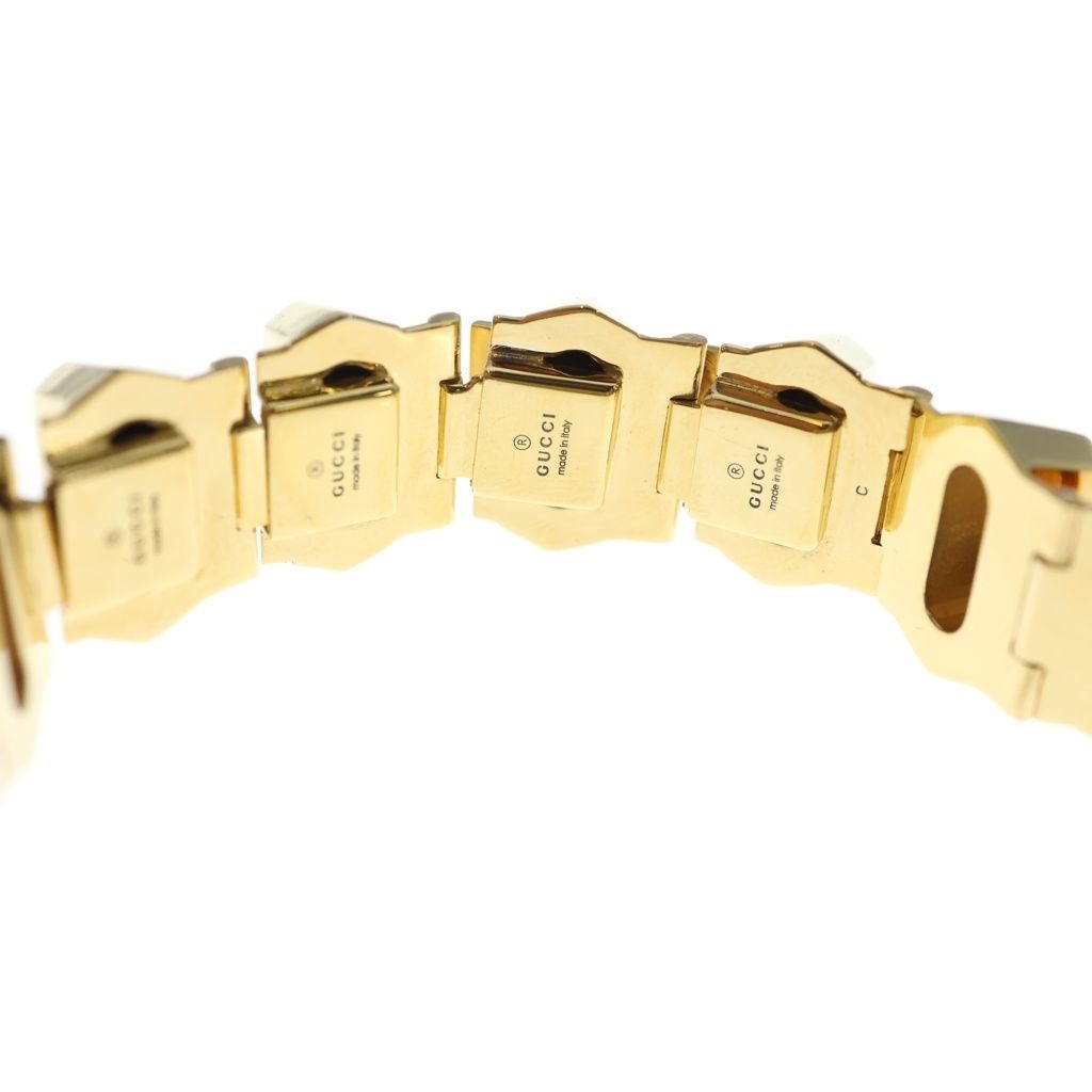 Gucci Choker Necklace with Geometric Studs Gold — view 5