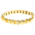 Gucci Choker Necklace with Geometric Studs Gold