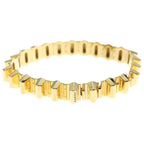 Gucci Choker Necklace with Geometric Studs Gold