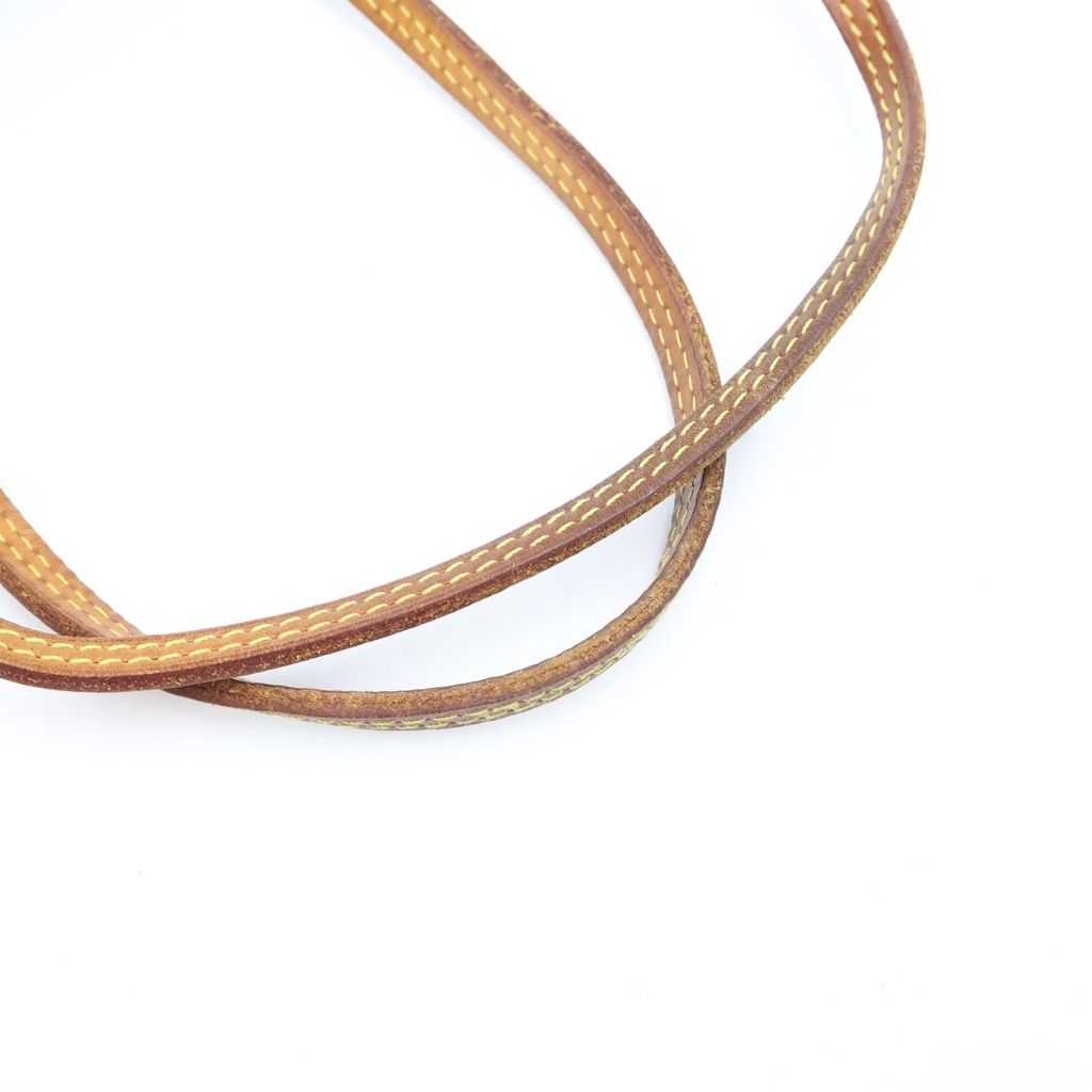 Louis Vuitton Neverfull MM Tote Shoulder Bag Monogram Leather Brown — view 7