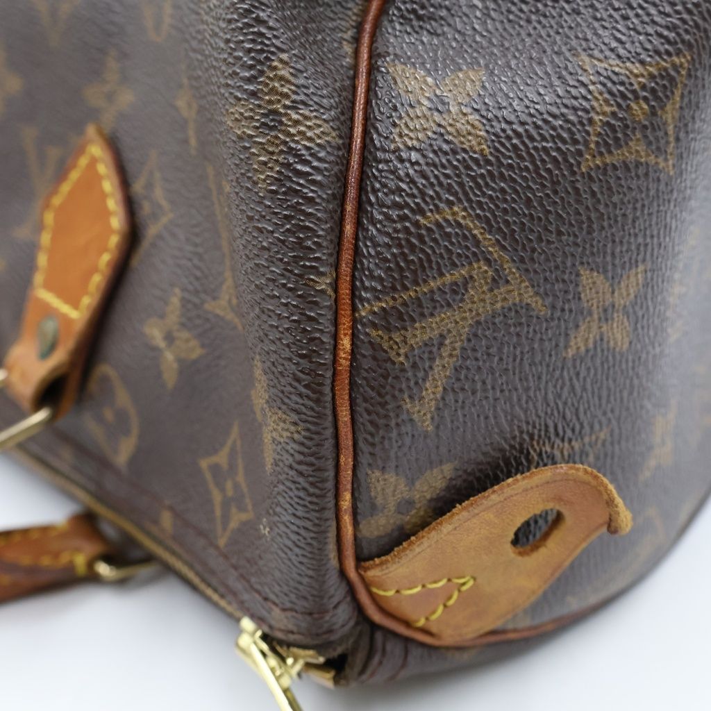 Louis Vuitton Speedy 30 Boston Bag Leather Brown — view 7