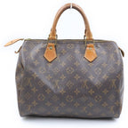 Louis Vuitton Speedy 30 Boston Bag Leather Brown