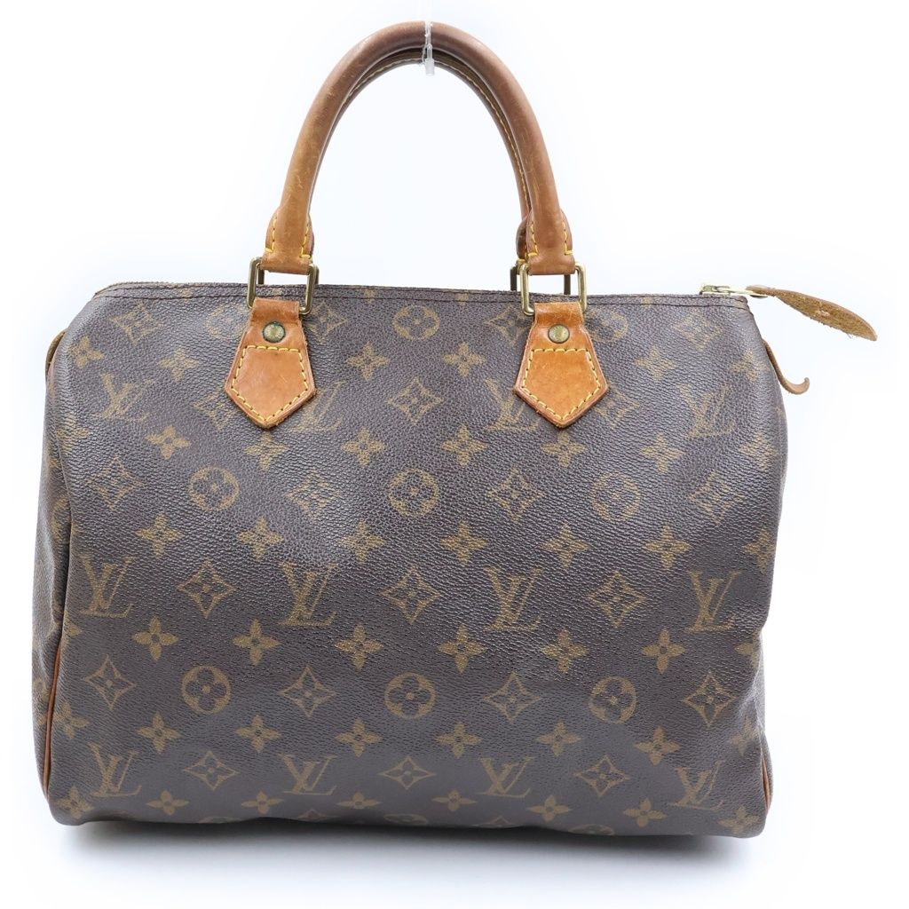 Louis Vuitton Speedy 30 Boston Bag Leather Brown — view 2