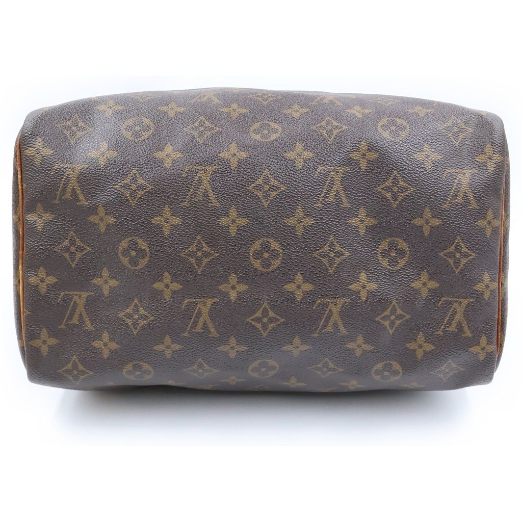 Louis Vuitton Speedy 30 Boston Bag Leather Brown — view 4