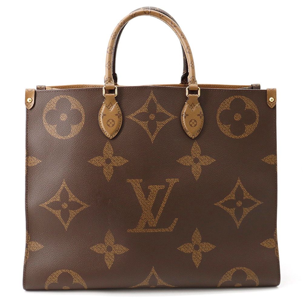 Louis Vuitton Tote Bag Monogram Reverse Giant On The Go GM 2-Way