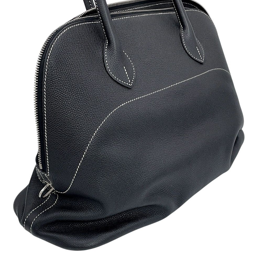 Hermes Bolide Relax 35 Black Silver Epsonsouple — view 6