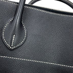 Hermes Bolide Relax 35 Black Silver Epsonsouple — view 7