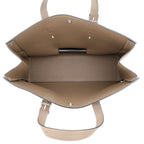 Hermes Handbag Sac Vero Etoupe Silver Taurillon Clemence Bag — view 5