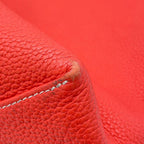 Hermes Double Sens Rouge Duces Bougainvillea Taurillon Clemence Swift Reversible — view 7