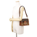 Louis Vuitton Shoulder Bag Monogram Reverse Dauphine Black — view 4