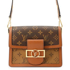 Louis Vuitton Shoulder Bag Monogram Reverse Dauphine Black