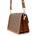 Louis Vuitton Shoulder Bag Monogram Reverse Dauphine Black — view 2