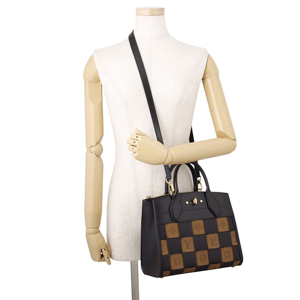Louis Vuitton Monogram Reverse City Steamer PM 2-Way Shoulder Bag — view 5