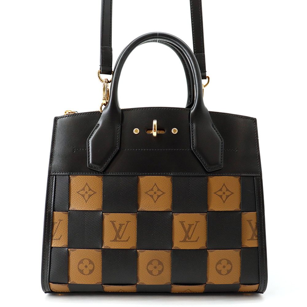Louis Vuitton Monogram Reverse City Steamer PM 2-Way Shoulder Bag
