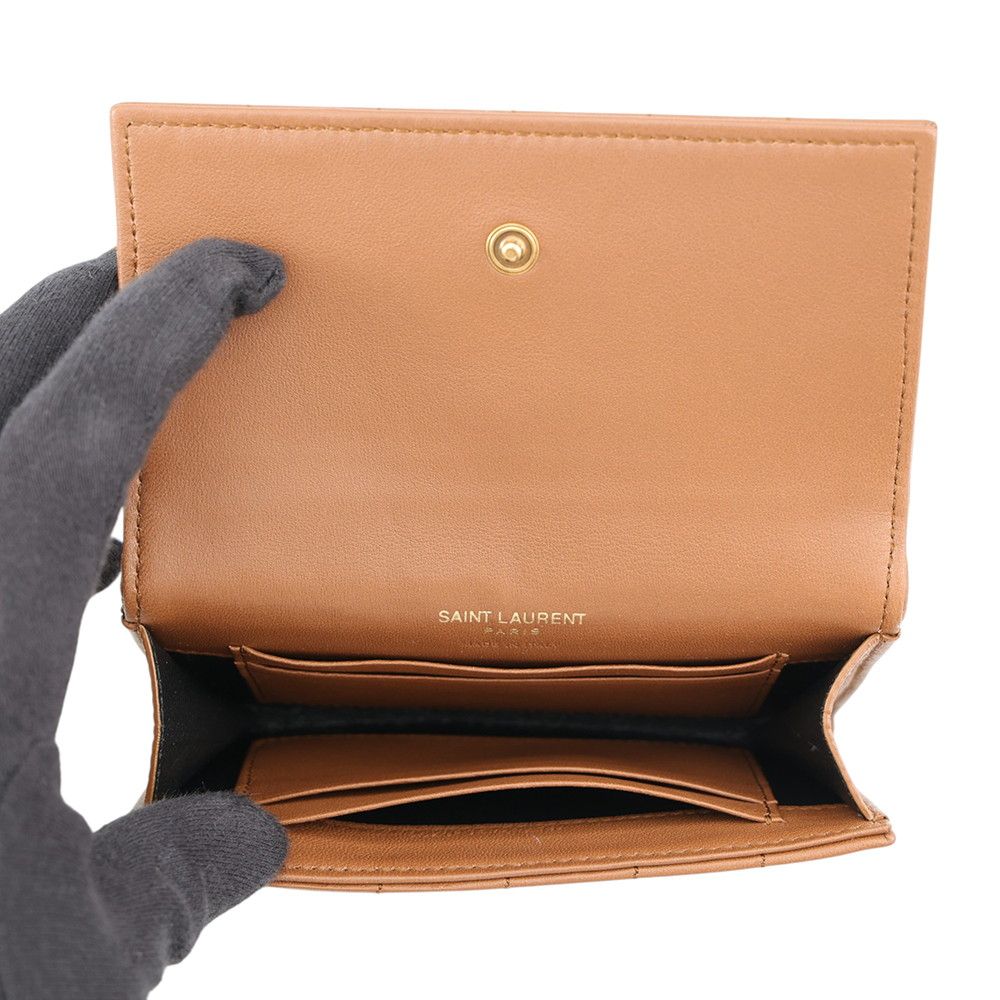 Saint Laurent Paris Card Case Compact Lambskin — view 5