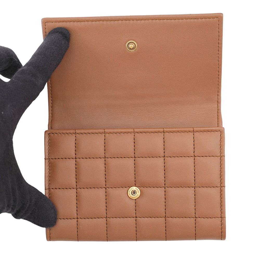 Saint Laurent Paris Card Case Compact Lambskin — view 4
